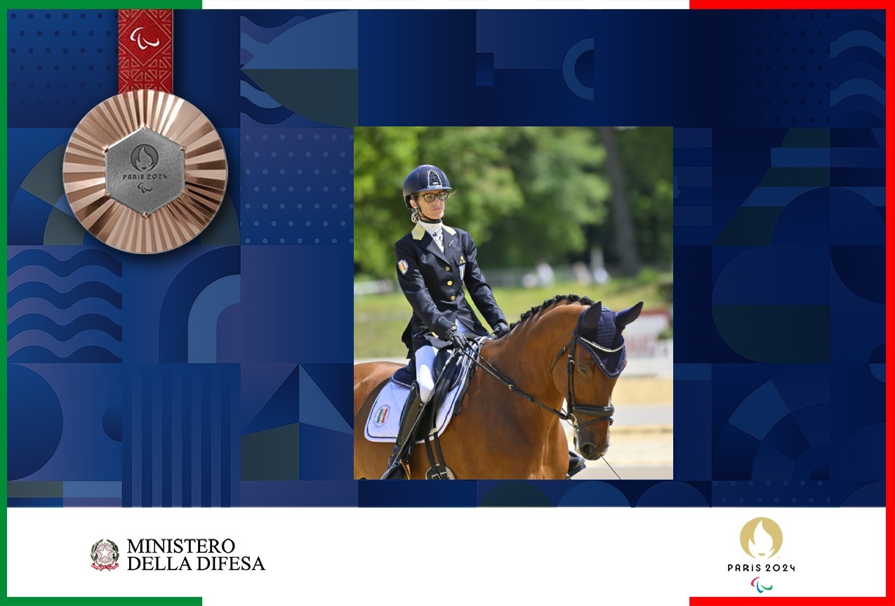 Giochi Paralimpici di Parigi: medaglia di bronzo nell'Equitazione
