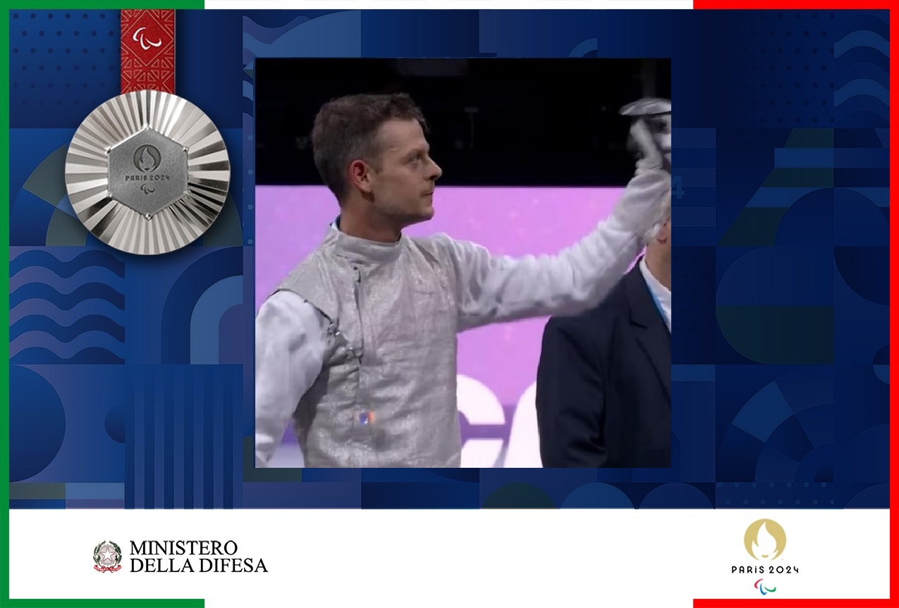 Giochi Paralimpici di Parigi: medaglia d'argento nel fioretto