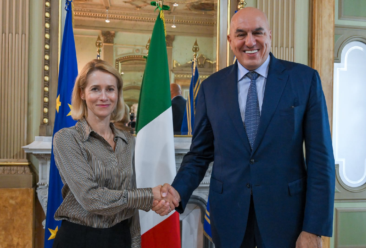 Il Ministro Crosetto incontra Kallas: l'Europa deve passare dalle parole ai fatti
