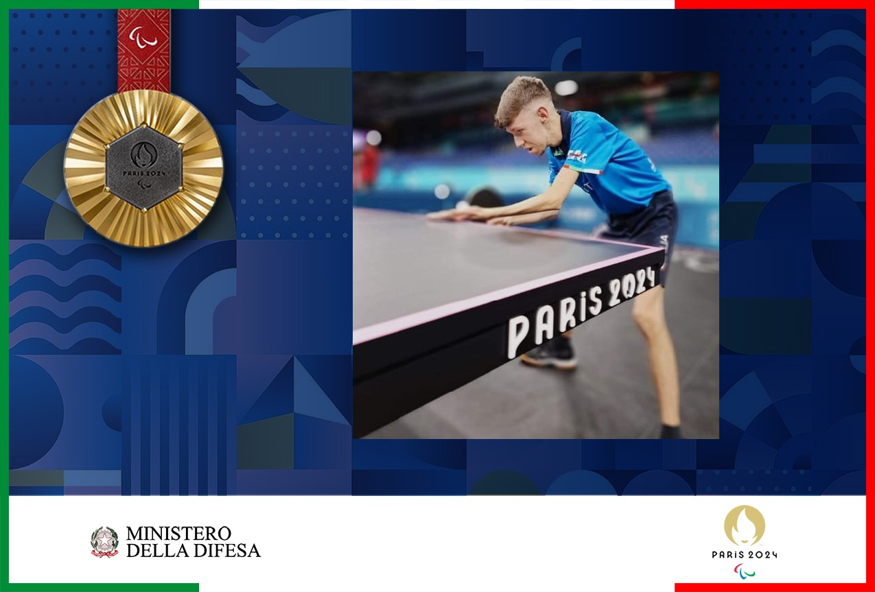 Giochi Paralimpici di Parigi: medaglia d'oro nel tennistavolo