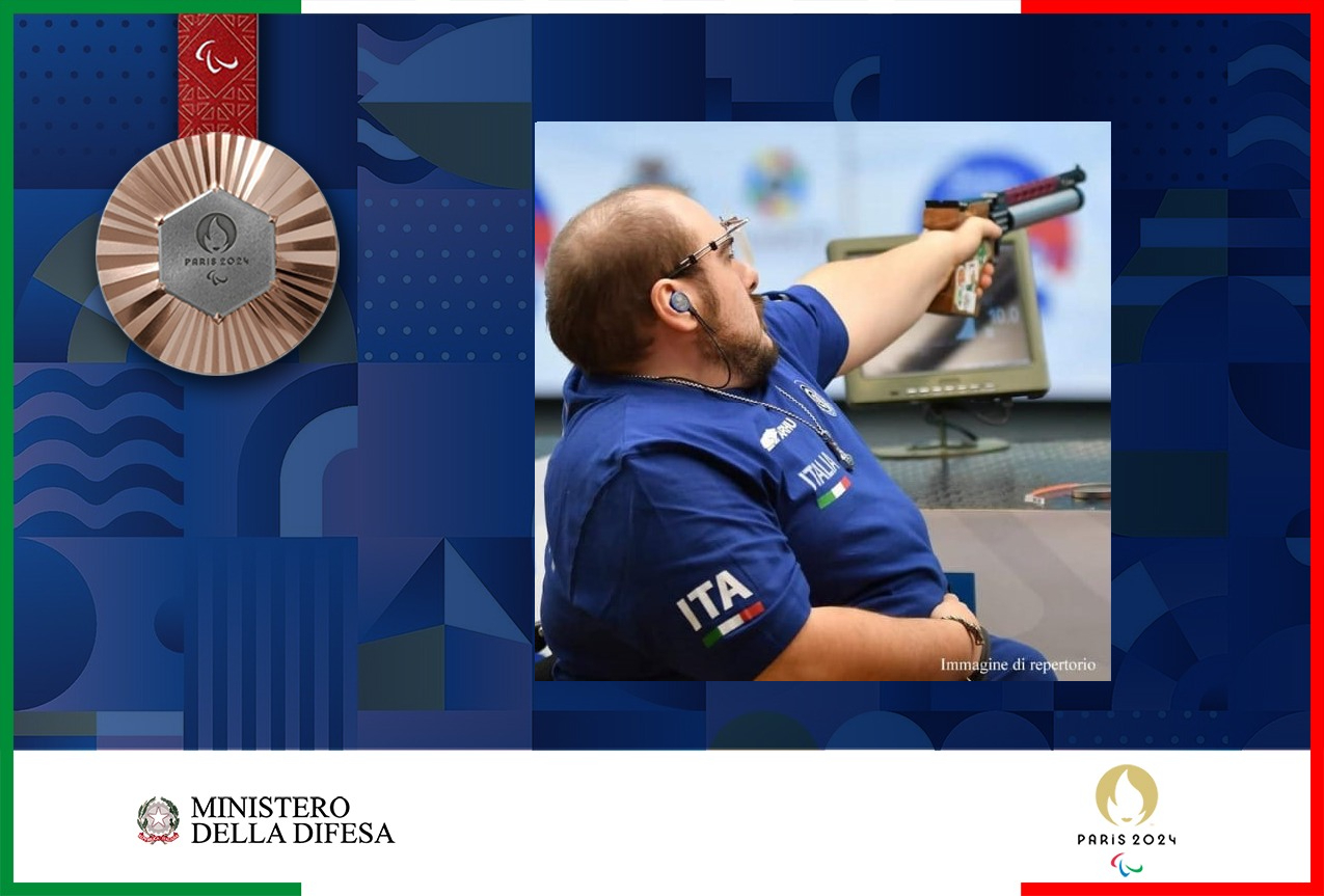 Giochi Paralimpici di Parigi: medaglia di bronzo nel Tiro a Segno