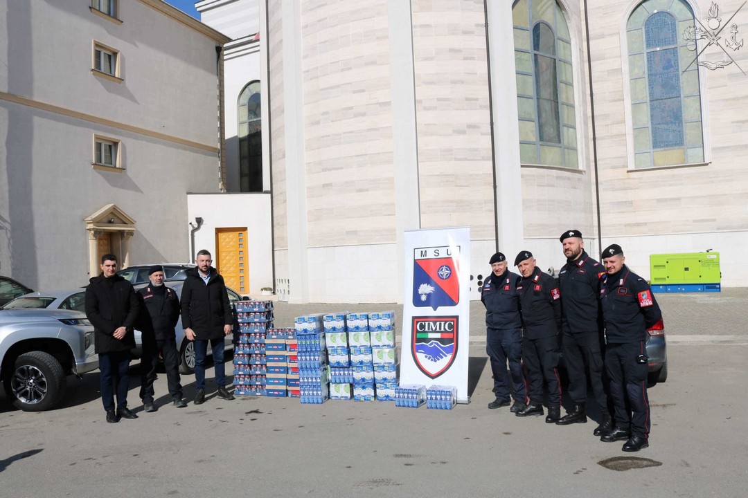 Kosovo: donazione da parte dei Carabinieri della MSU alla Curia di Pristina