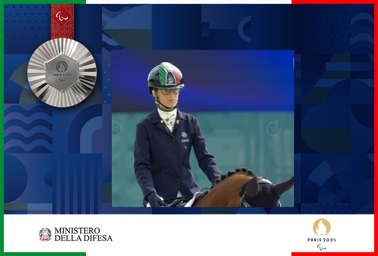 Giochi Paralimpici di Parigi: medaglia d'argento nell'equitazione